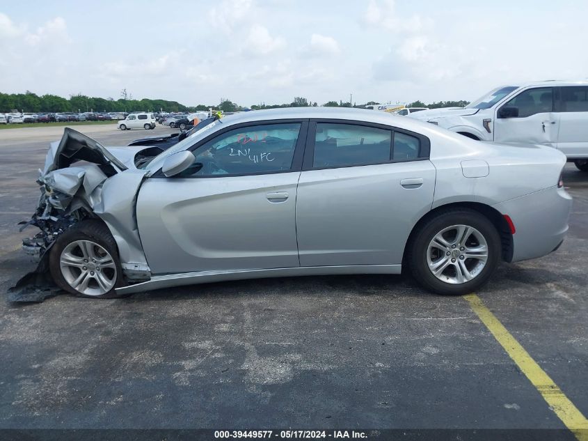 2022 Dodge Charger Sxt VIN: 2C3CDXBG2NH264106 Lot: 39449577