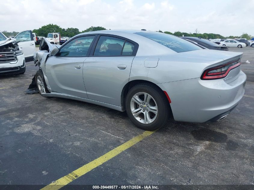 2022 Dodge Charger Sxt VIN: 2C3CDXBG2NH264106 Lot: 39449577