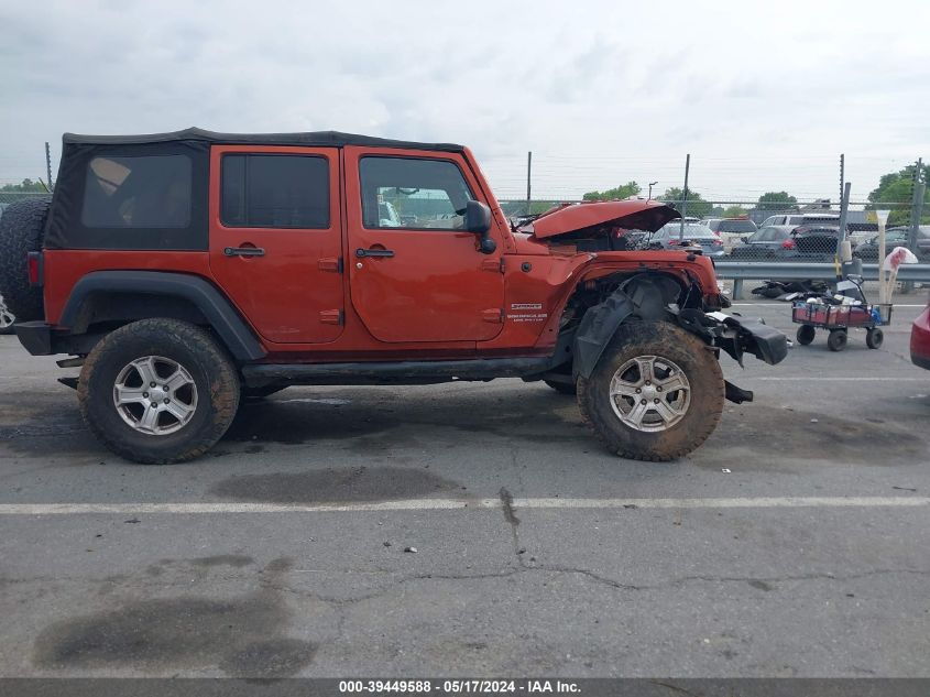 2014 Jeep Wrangler Unlimited Sport VIN: 1C4BJWDG1EL291467 Lot: 39449588