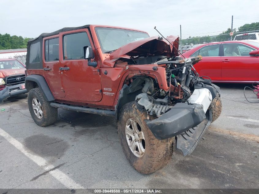 2014 Jeep Wrangler Unlimited Sport VIN: 1C4BJWDG1EL291467 Lot: 39449588