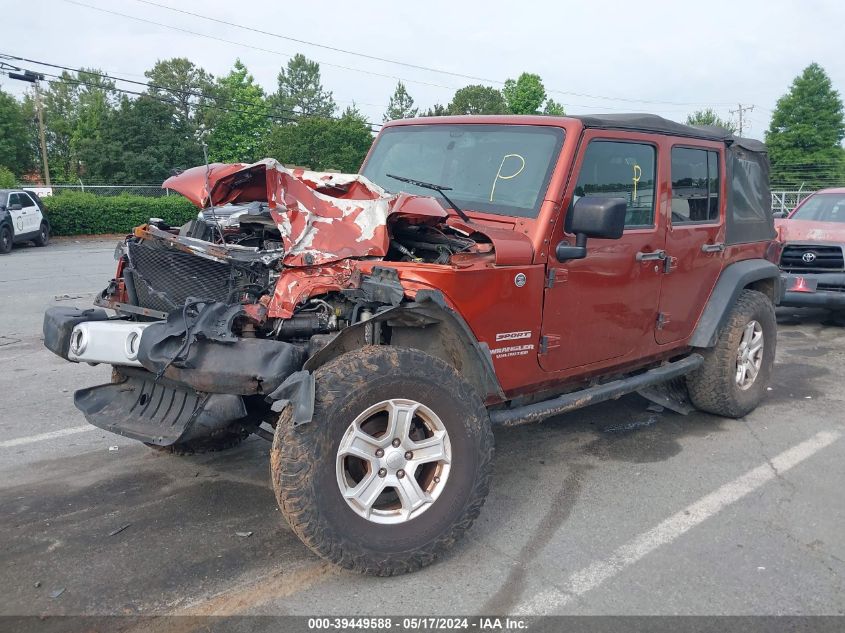 2014 Jeep Wrangler Unlimited Sport VIN: 1C4BJWDG1EL291467 Lot: 39449588