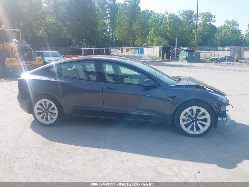 2021 Tesla Model 3 Long Range Dual Motor All-Wheel Drive VIN: 5YJ3E1EB5MF926559 Lot: 39449597