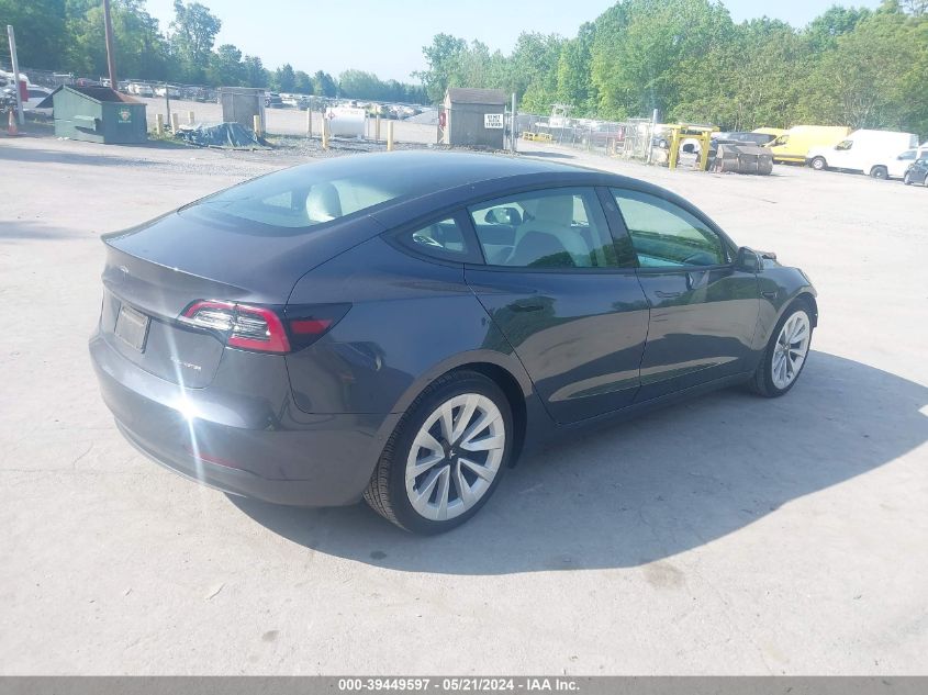 2021 Tesla Model 3 Long Range Dual Motor All-Wheel Drive VIN: 5YJ3E1EB5MF926559 Lot: 39449597