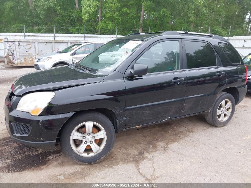 2009 Kia Sportage Lx VIN: KNDJF724197593285 Lot: 39449598