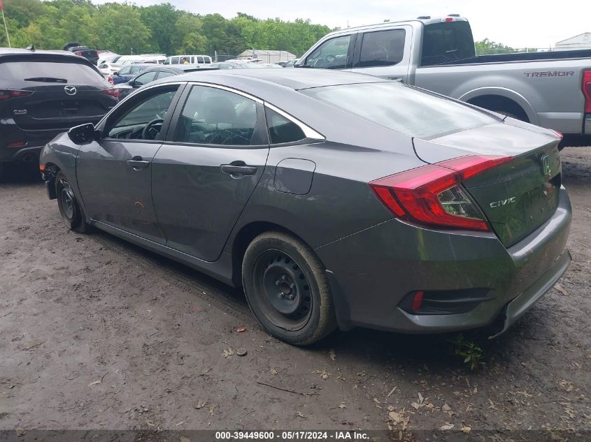 2018 Honda Civic Lx VIN: 2HGFC2F57JH605454 Lot: 39449600