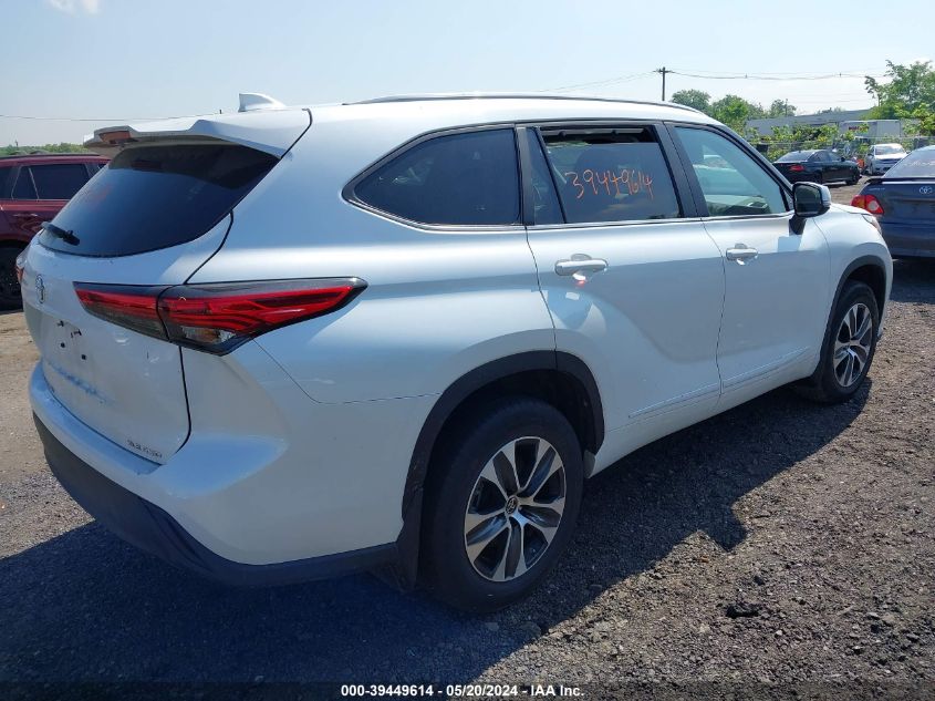 2023 Toyota Highlander L/Le/Xle/Limited/Platinum VIN: 5TDKDRBH9PS010747 Lot: 39449614