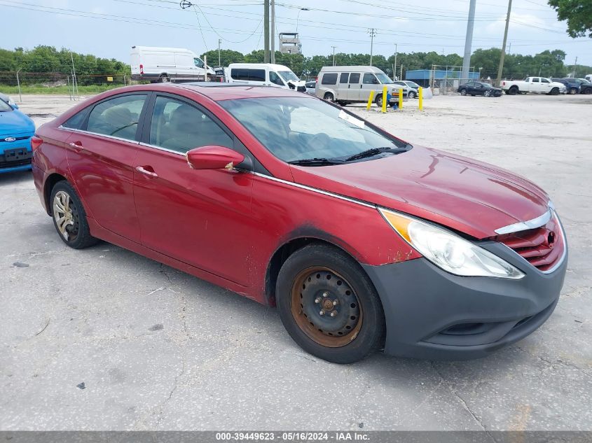 2012 Hyundai Sonata Gls VIN: 5NPEB4AC5CH460147 Lot: 39449623