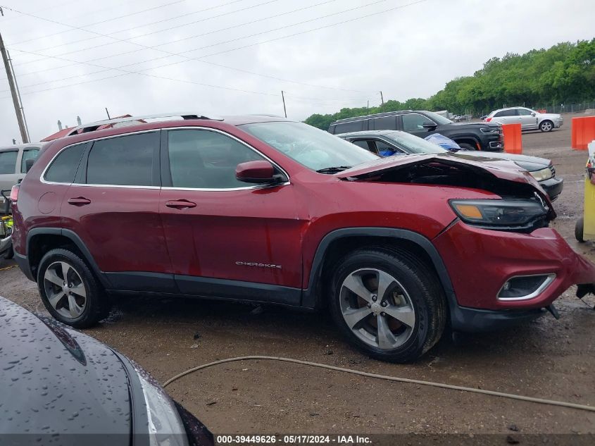 2019 Jeep Cherokee Limited 4X4 VIN: 1C4PJMDX6KD134727 Lot: 39449626