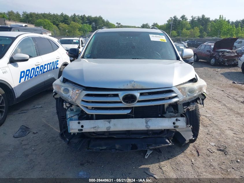 2013 Toyota Highlander Se V6 VIN: 5TDBK3EH4DS210462 Lot: 39449631