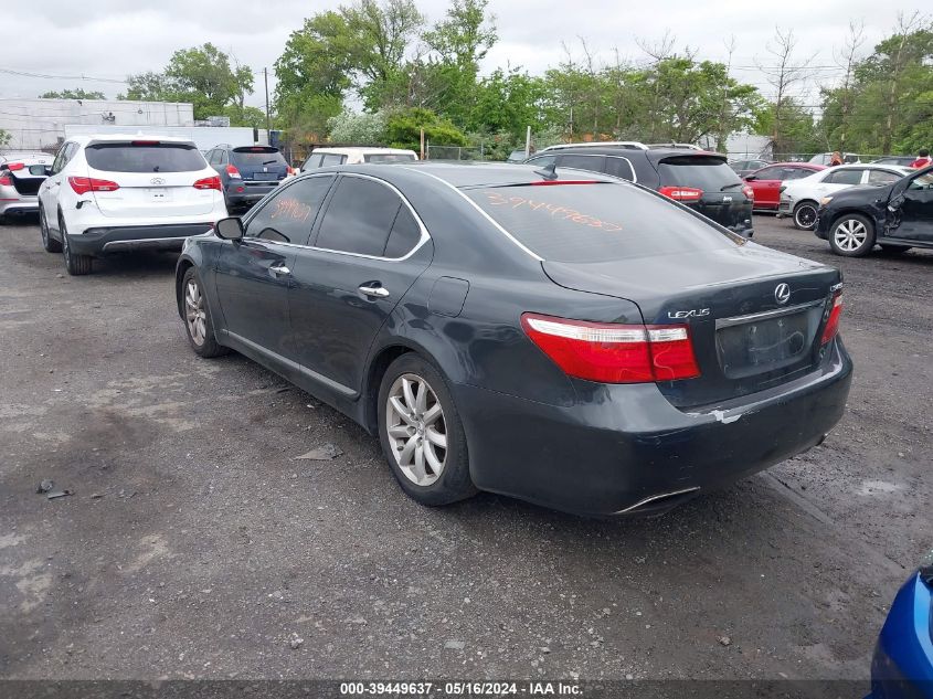 2007 Lexus Ls 460 VIN: JTHBL46F775004612 Lot: 39449637