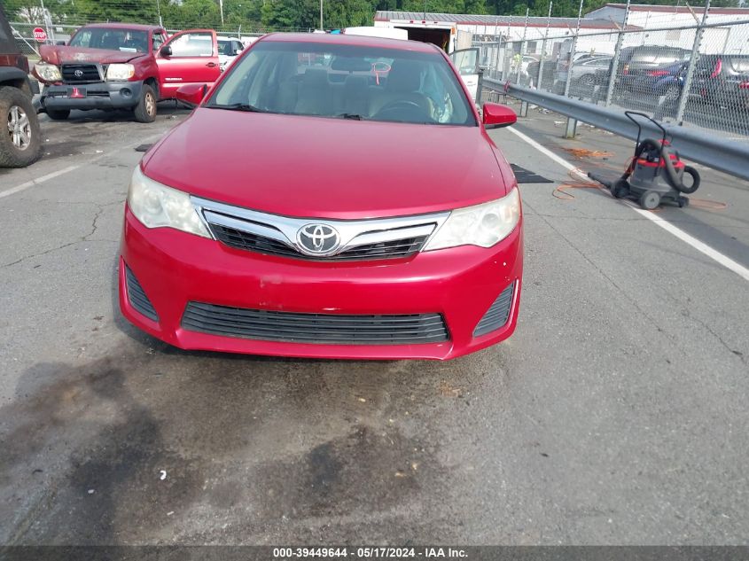 2012 Toyota Camry Le VIN: 4T1BF1FK3CU588877 Lot: 39449644