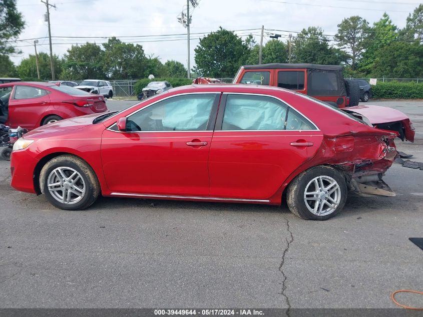 2012 Toyota Camry Le VIN: 4T1BF1FK3CU588877 Lot: 39449644