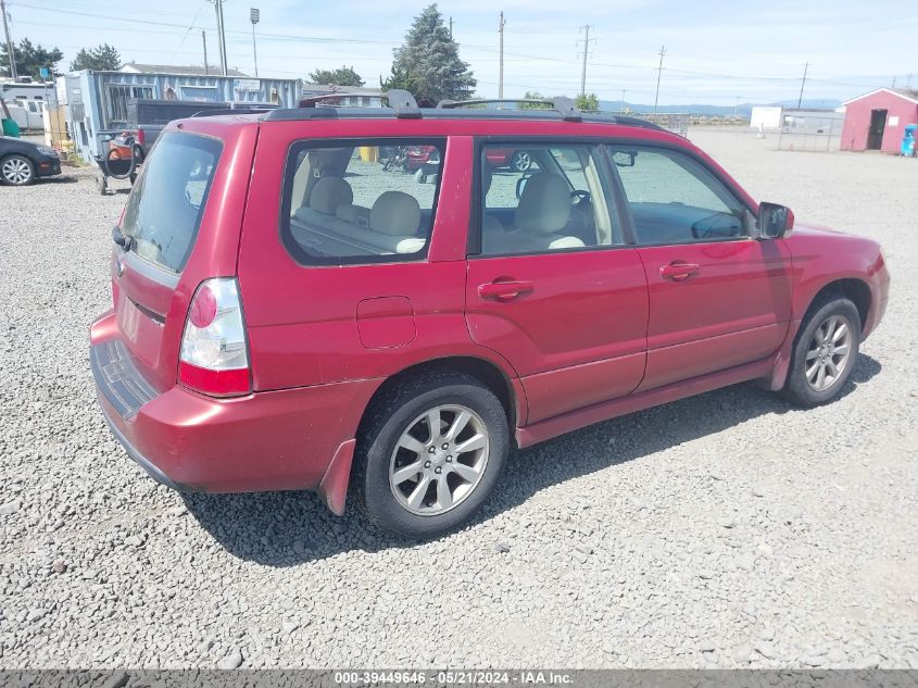 2006 Subaru Forester 2.5X VIN: JF1SG65646H750859 Lot: 39449646