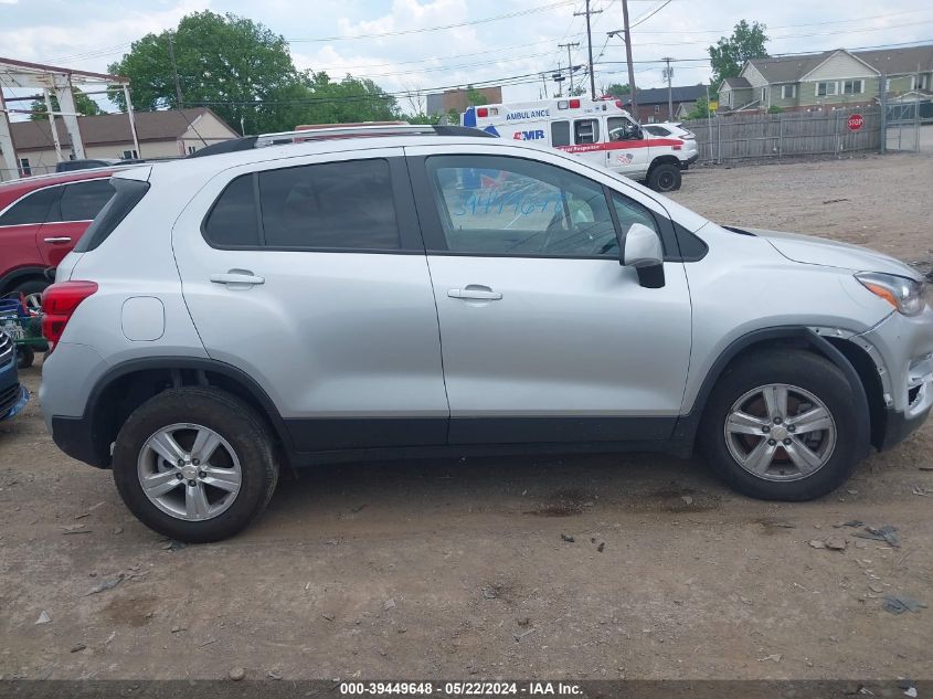 2022 Chevrolet Trax Awd Lt VIN: KL7CJPSM6NB500689 Lot: 39449648