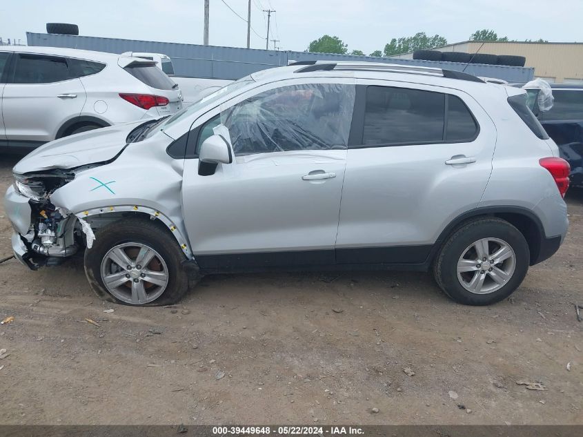 2022 Chevrolet Trax Awd Lt VIN: KL7CJPSM6NB500689 Lot: 39449648