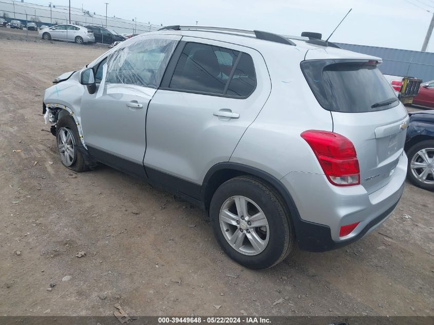 2022 Chevrolet Trax Awd Lt VIN: KL7CJPSM6NB500689 Lot: 39449648