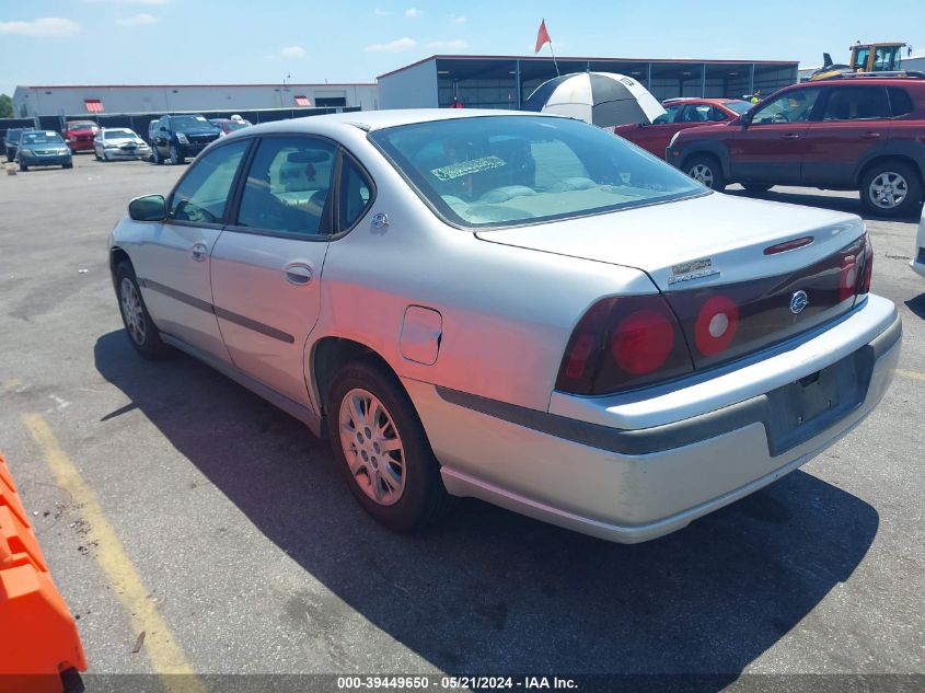 2003 Chevrolet Impala VIN: 2G1WF52E339147513 Lot: 39449650