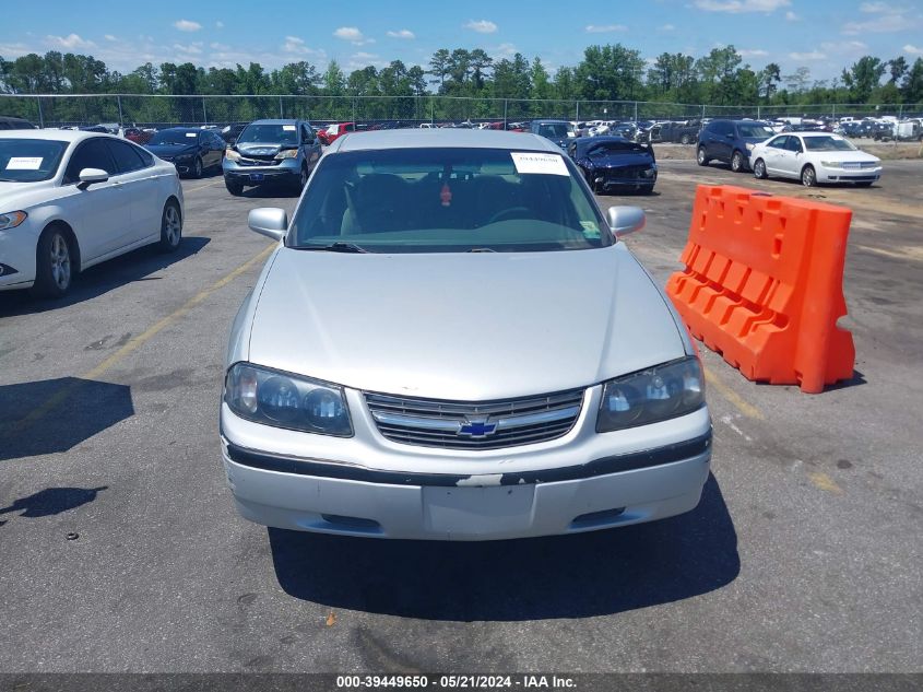 2003 Chevrolet Impala VIN: 2G1WF52E339147513 Lot: 39449650