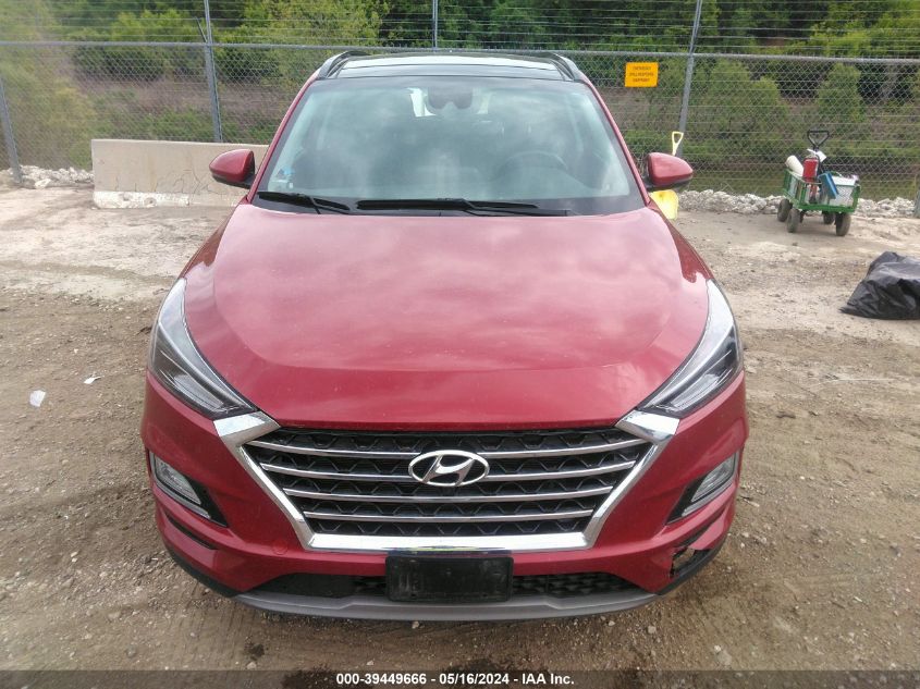 2021 Hyundai Tucson Ultimate VIN: KM8J3CAL6MU378212 Lot: 39449666