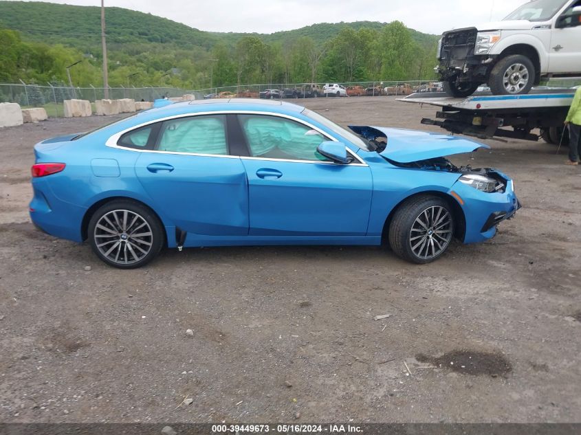 2020 BMW 228I Gran Coupe xDrive VIN: WBA73AK06L7G03586 Lot: 39449673