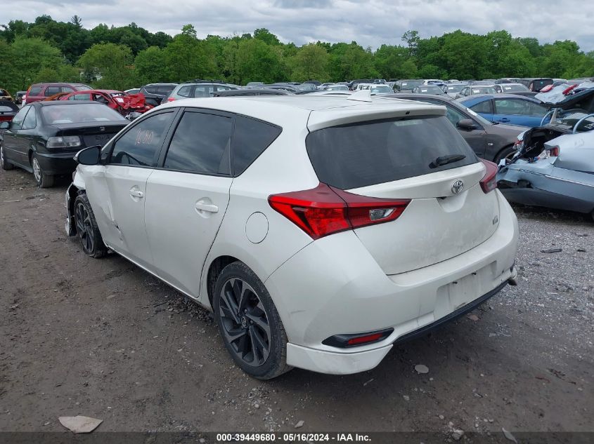 2017 Toyota Corolla Im VIN: JTNKARJE6HJ534030 Lot: 39449680