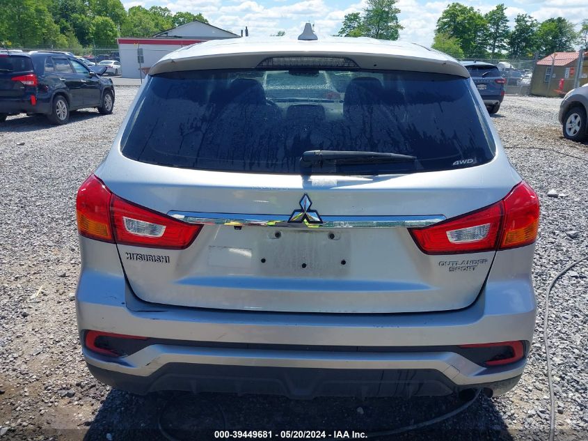 2019 Mitsubishi Outlander Sport 2.0 Es VIN: JA4AR3AU3KU019581 Lot: 39449681