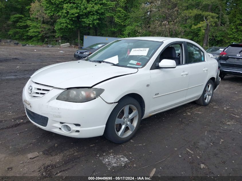 2006 Mazda Mazda3 S VIN: JM1BK324761453555 Lot: 39449695