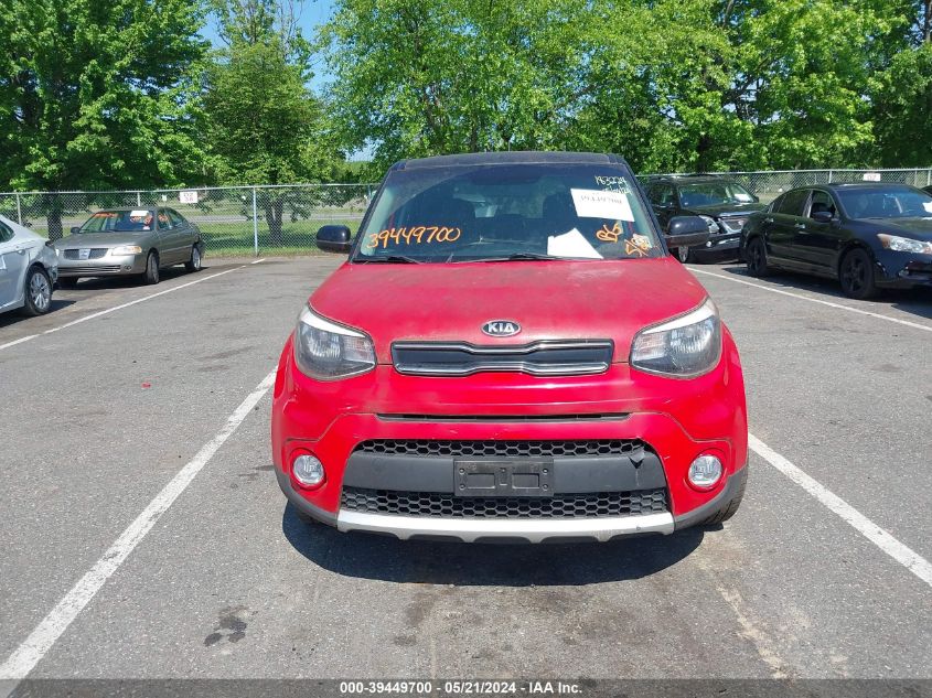 2018 Kia Soul + VIN: KNDJP3A56J7587146 Lot: 39449700