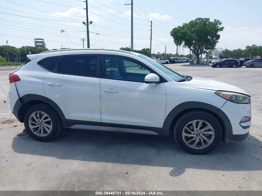 2018 Hyundai Tucson Sel VIN: KM8J33A44JU612271 Lot: 39449701