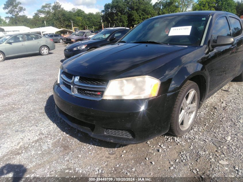 2014 Dodge Avenger Se VIN: 1C3CDZAB7EN132824 Lot: 39449709