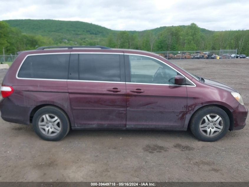 2007 Honda Odyssey Ex-L VIN: 5FNRL387X7B460991 Lot: 39449718