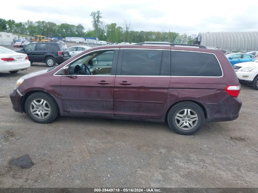 2007 Honda Odyssey Ex-L VIN: 5FNRL387X7B460991 Lot: 39449718