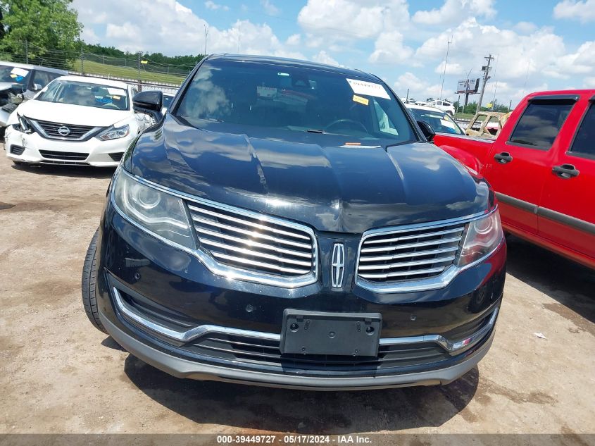 2016 Lincoln Mkx Reserve VIN: 2LMTJ8LR8GBL56014 Lot: 39449727