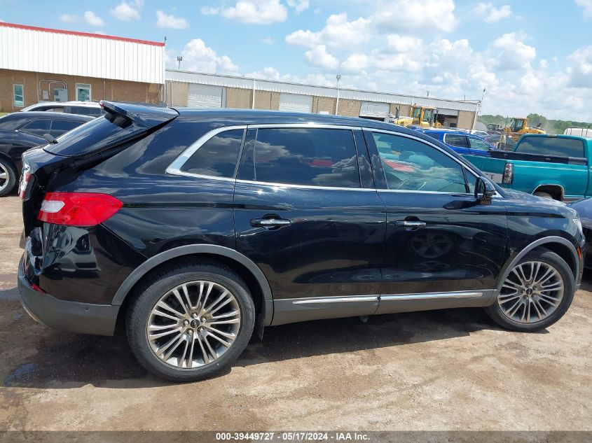 2016 Lincoln Mkx Reserve VIN: 2LMTJ8LR8GBL56014 Lot: 39449727