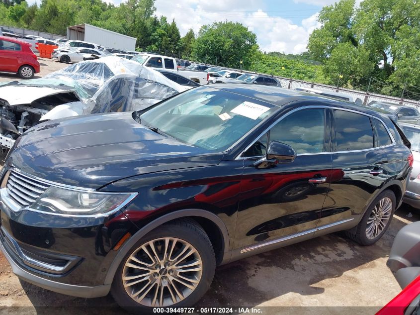 2016 Lincoln Mkx Reserve VIN: 2LMTJ8LR8GBL56014 Lot: 39449727