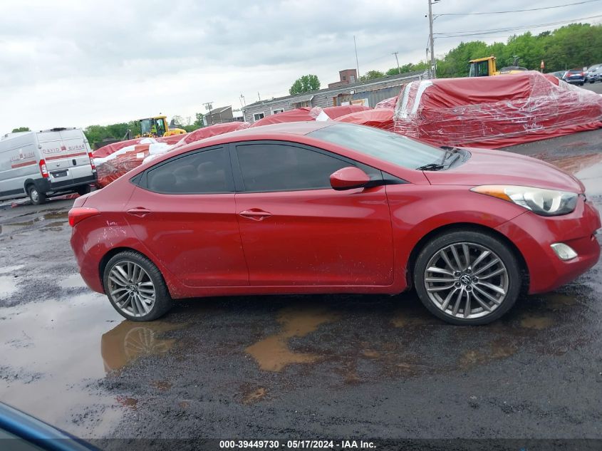 2013 Hyundai Elantra Gls VIN: KMHDH4AE1DU864741 Lot: 39449730