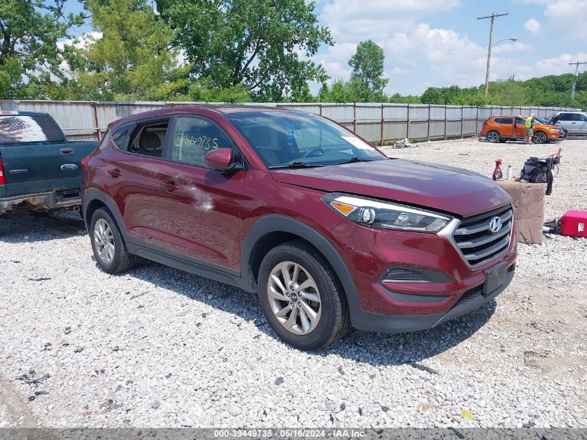 2017 Hyundai Tucson Se VIN: KM8J23A43HU328918 Lot: 39449735