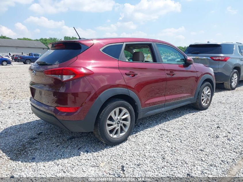 2017 Hyundai Tucson Se VIN: KM8J23A43HU328918 Lot: 39449735