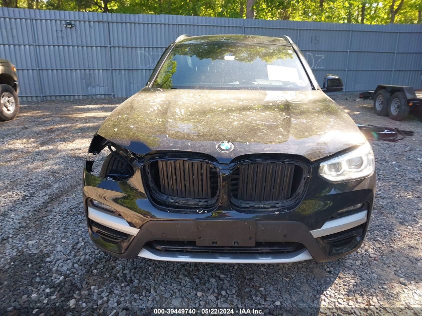 2021 BMW X3 xDrive30I VIN: 5UXTY5C08M9E07775 Lot: 39449740