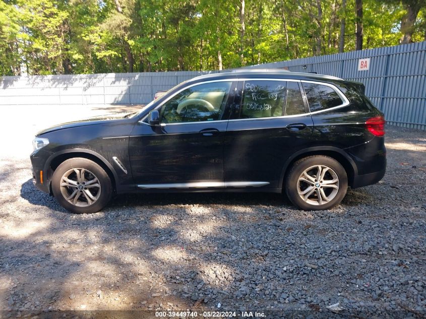 2021 BMW X3 XDRIVE30I - 5UXTY5C08M9E07775