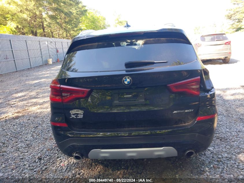 2021 BMW X3 xDrive30I VIN: 5UXTY5C08M9E07775 Lot: 39449740