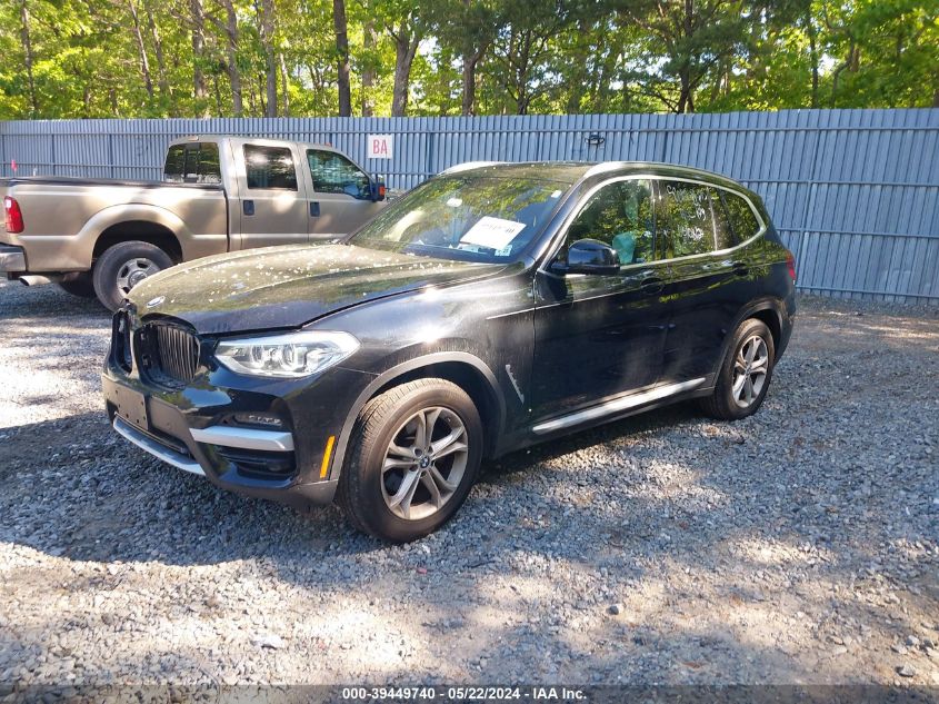 2021 BMW X3 xDrive30I VIN: 5UXTY5C08M9E07775 Lot: 39449740