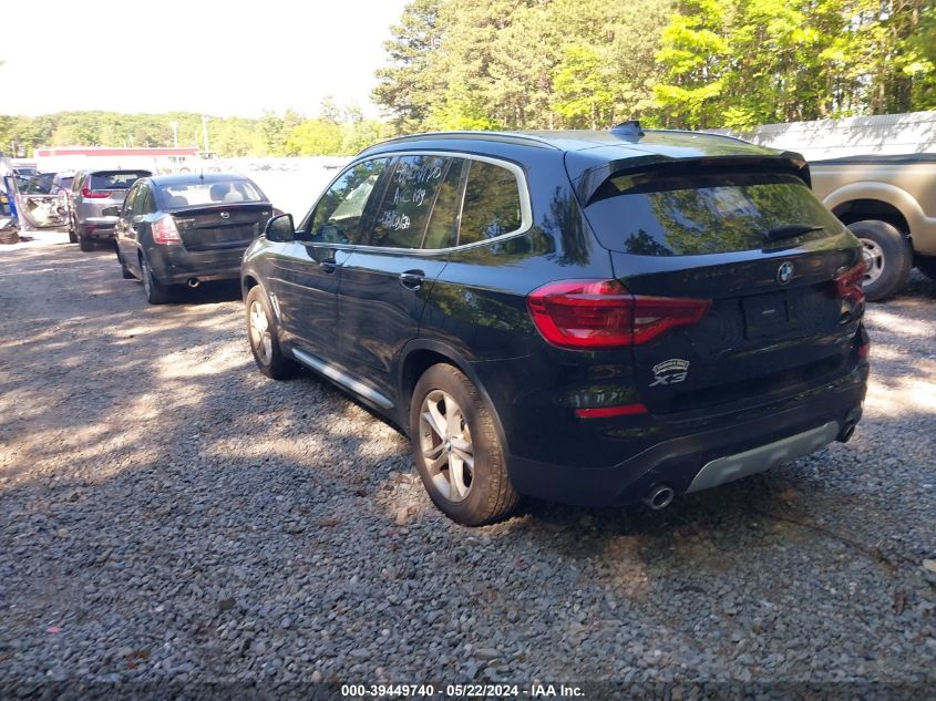 2021 BMW X3 XDRIVE30I - 5UXTY5C08M9E07775