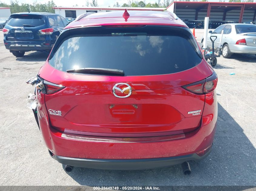 2021 Mazda Cx-5 Signature VIN: JM3KFBEYXM0336902 Lot: 39449749