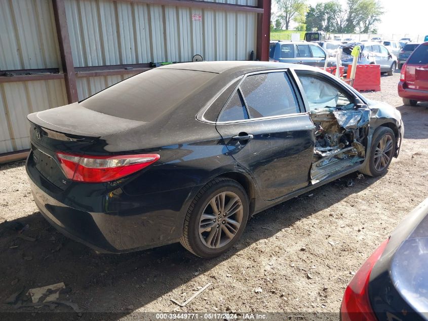 2015 Toyota Camry Se VIN: 4T1BF1FK5FU003723 Lot: 39449771