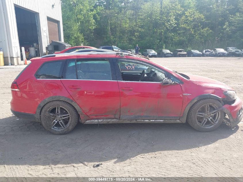 2019 Volkswagen Golf Alltrack Tsi S/Tsi Se/Tsi Sel VIN: 3VWM17AU3KM522529 Lot: 39449775