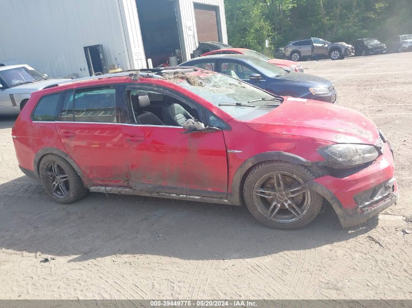 2019 Volkswagen Golf Alltrack Tsi S/Tsi Se/Tsi Sel VIN: 3VWM17AU3KM522529 Lot: 39449775