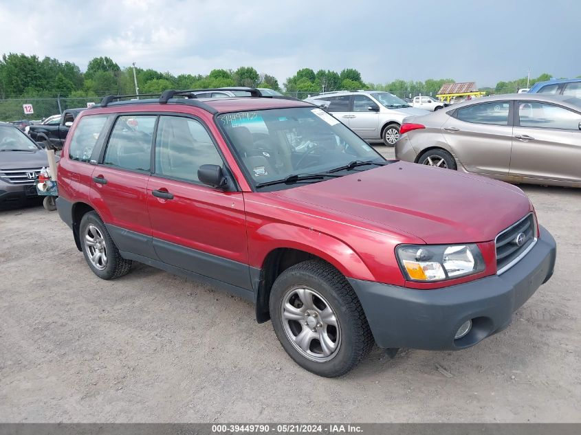 2004 Subaru Forester 2.5X VIN: JF1SG63674H715569 Lot: 39449790