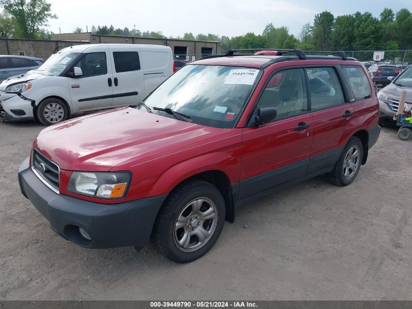 2004 Subaru Forester 2.5X VIN: JF1SG63674H715569 Lot: 39449790