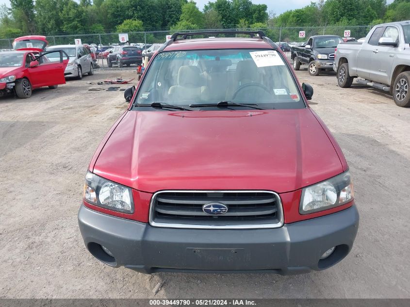 2004 Subaru Forester 2.5X VIN: JF1SG63674H715569 Lot: 39449790